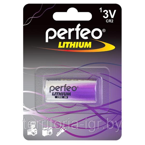 Батарейка Lithium CR2/1BL Perfeo - фото 1 - id-p119988133