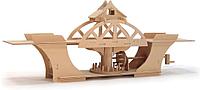 Конструктор из дерева «Мост вращающийся Leonardo da Vinci » модель D-014