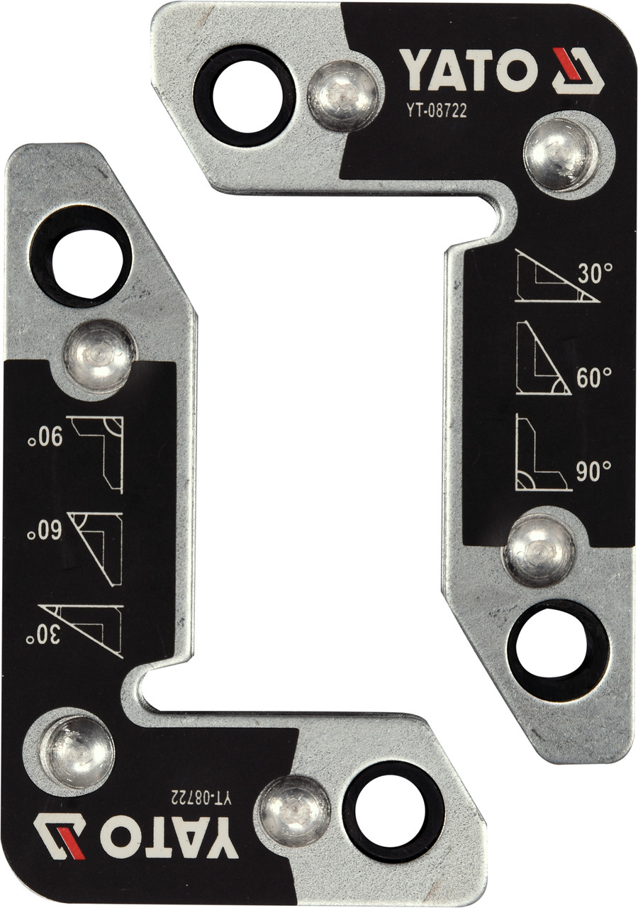 Магнитный держатель для угловой сварки (25кг) ( 2шт.) "Yato" YT-08722