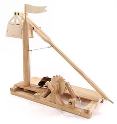 Конструктор из дерева «Метательная машина - Большой Требушет Leonardo da Vinci» модель D-032