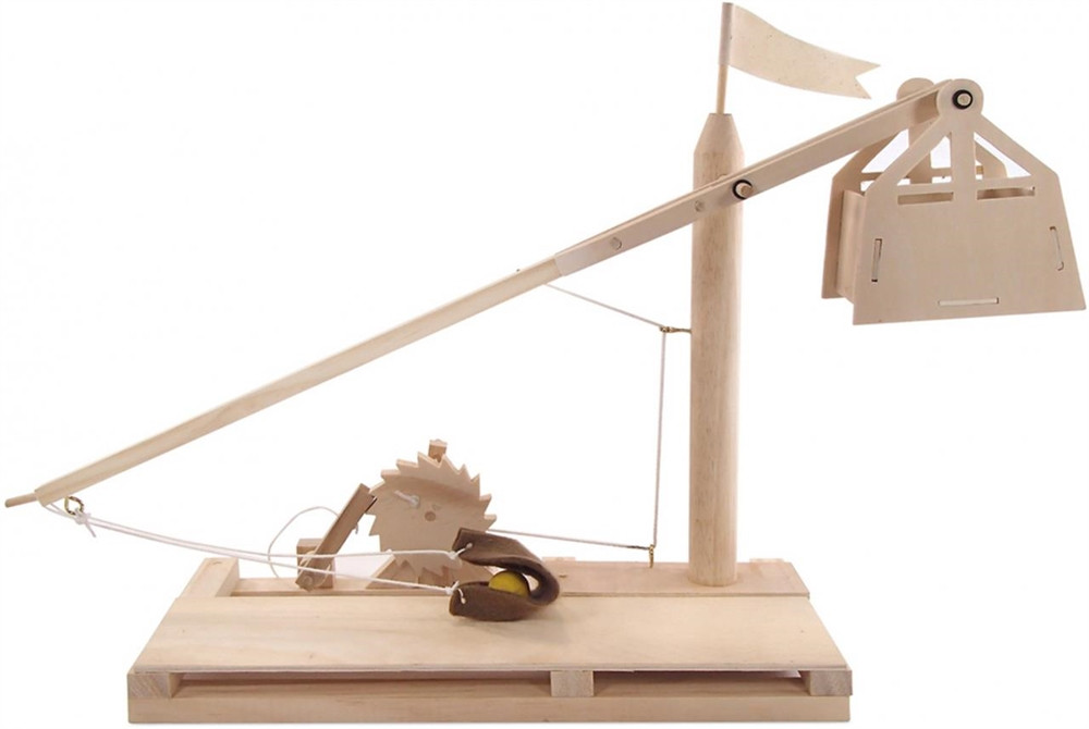 Конструктор из дерева «Метательная машина - Большой Требушет Leonardo da Vinci» модель D-032 - фото 2 - id-p119997176