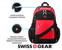 Рюкзак Swissgear 8810 Красный