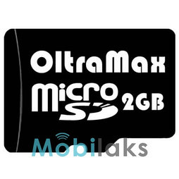 Карта памяти OltraMax microSD 2GB + SD адаптер