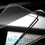 Защитное стекло для iPhone 6, 6S на весь экран противоударное ISA Premium черное, фото 2
