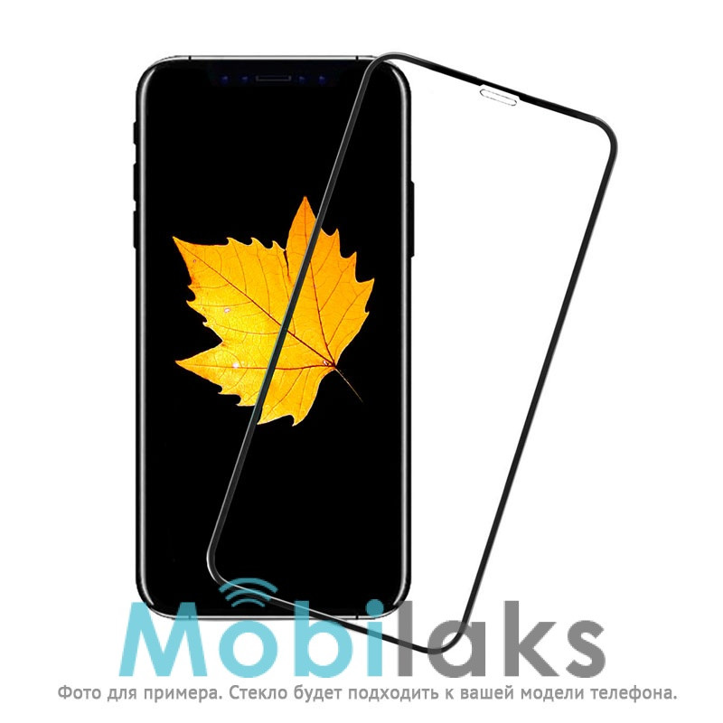 Защитное стекло для iPhone XS Max на весь экран противоударное Artoriz Full Cover черное