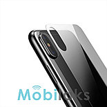Защитное стекло для iPhone XS Max на заднюю крышку Baseus 0,3 мм прозрачное, фото 2