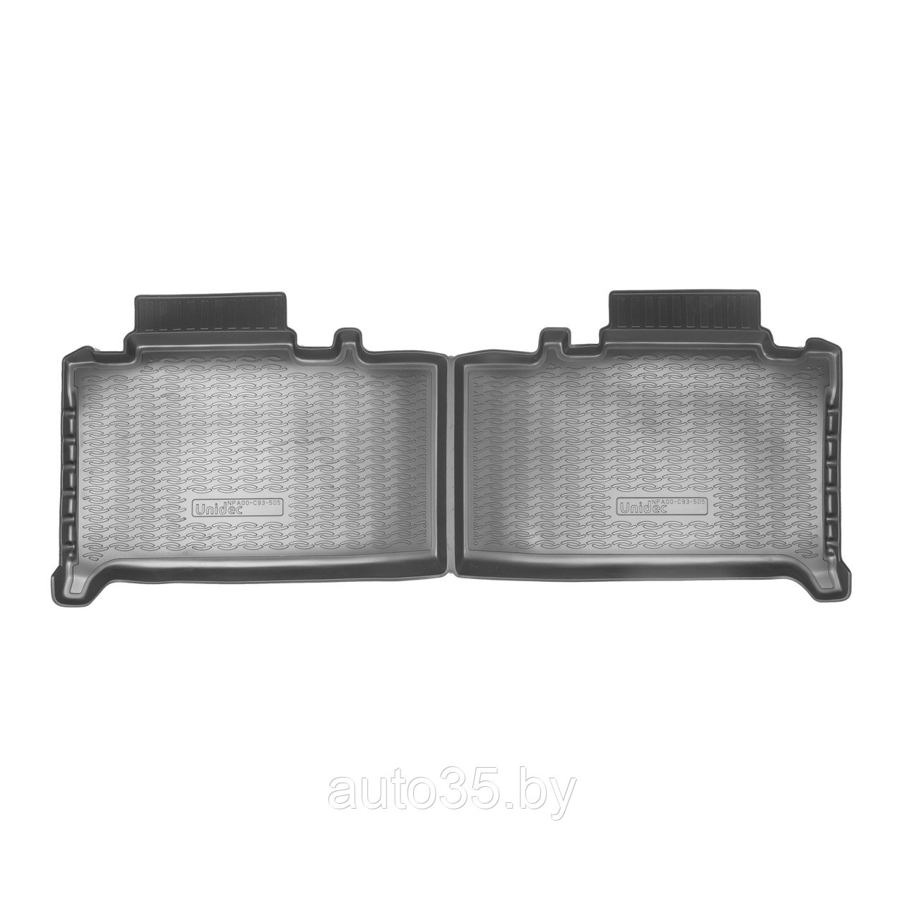 Коврики салонные для UAZ Pickup (2014) (зад)