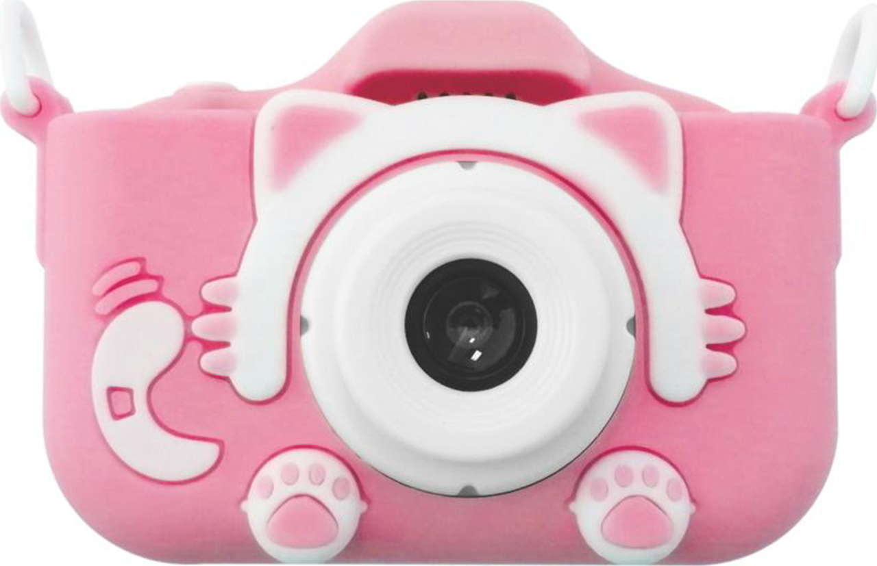 Детский цифровой фотоаппарат GSMIN Fun Camera Kitty со встроенной памятью и играми - фото 1 - id-p120066243