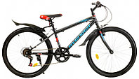 Подростковый велосипед Avenger C200 20" черно-красный