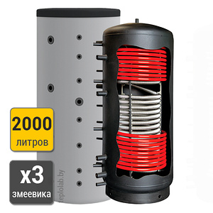 Буферная емкость Galmet Multi Inox SG(К)М 2W 2000 Skay