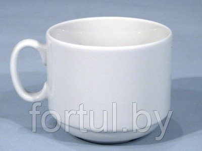 Чашка чайная "Экспресс" объем 220 см3 (белое изделие) - фото 1 - id-p120066715