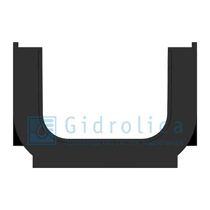 Лоток водоотводный Gidrolica Standart ЛВ-10.14,5.10 - пластиковый, фото 2