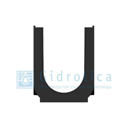 Лоток водоотводный Gidrolica Standart ЛВ-10.14,5.18,5 - пластиковый, фото 2