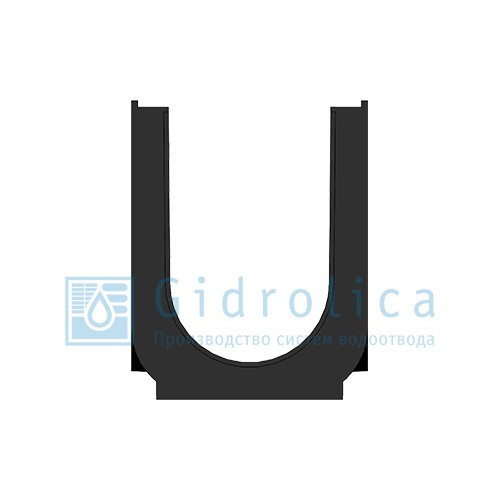 Лоток водоотводный Gidrolica Standart ЛВ-10.14,5.18,5 - пластиковый - фото 2 - id-p120067145