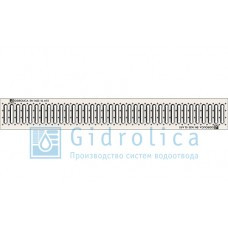 Решетка водоприемная Gidrolica Standart РВ -10.13,6.100 - штампованная стальная оцинкованная, кл. А15 - фото 1 - id-p120067158