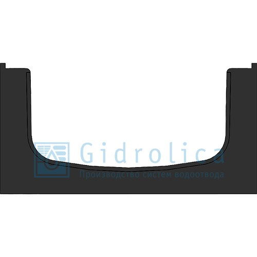 Лоток водоотводный Gidrolica Standart ЛВ-15.19,6.10 - пластиковый - фото 2 - id-p120067176