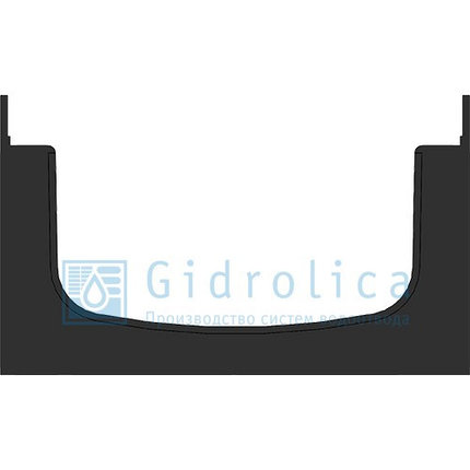 Лоток водоотводный Gidrolica Pro ЛВ-15.19,6.11,7 - пластиковый, фото 2