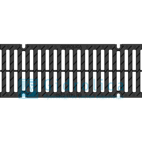 Решетка водоприемная Gidrolica Pro РВ -15.18,8.50 - щелевая пластиковая, кл. С250 - фото 2 - id-p120067187