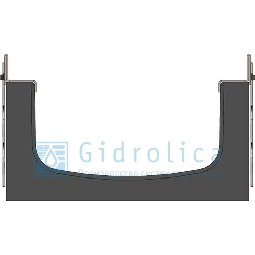 Лоток водоотводный Gidrolica Super ЛВ -15.19,6.11,8 - пластиковый, кл. Е600 - фото 2 - id-p120067188