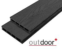 Террасная доска ДПК Outdoor 3D 150*25*4000 мм. ARIZONA BLACK черная