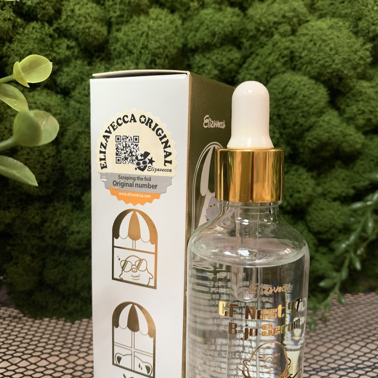 Сыворотка для лица с экстрактом ласточкиного гнезда Elizavecca CF-Nest 97% B-jo Serum, 50 мл. - фото 2 - id-p118696279