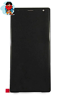 Экран для Sony Xperia XZ2 с тачскрином, цвет: черный