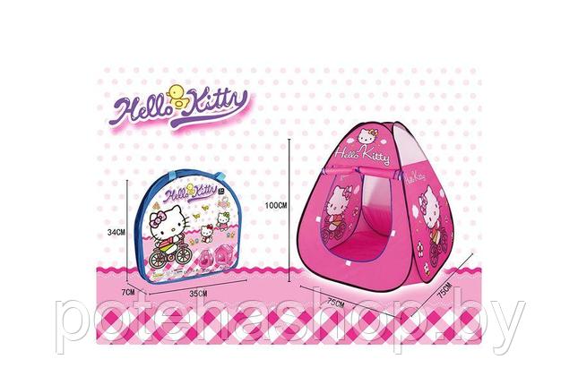 Палатка детская игровая с шариками Hello Kitty. арт.1019С, фото 2
