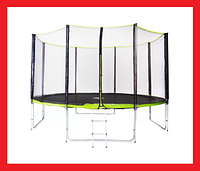 PG/10-4 Батут Fitness Trampoline GREEN 10 FT PRO (4 опоры), круглый, max 180 кг