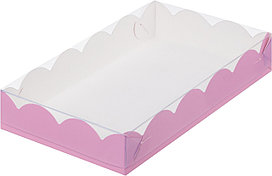 Коробка для пряников и печенья Розовая (120*200*35 мм)