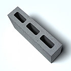 Камень бетонный перегородочный демлер 9*19*39