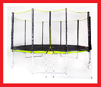 EG/16-6 Батут Fitness Trampoline GREEN 16 FT Extreme (6 опор), 488 см, круглый, max 180 кг