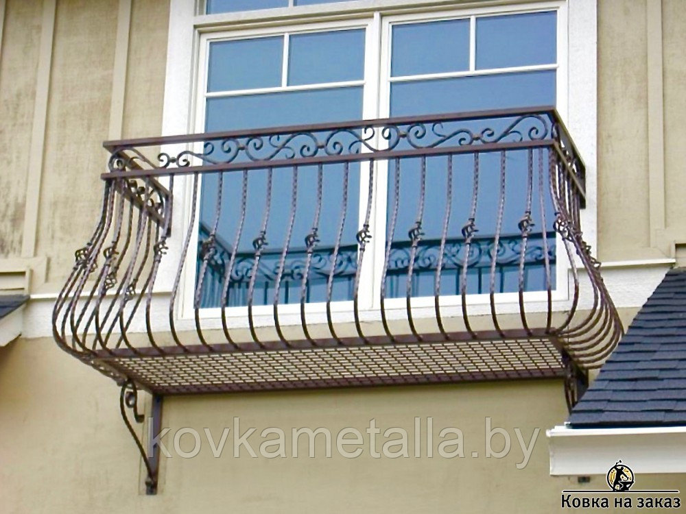 Балкон кованый №5 - фото 1 - id-p120123019