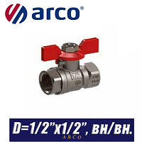 Кран шаровый Arco SENA/VA30 D1/2?x1/2?, вн/вн.