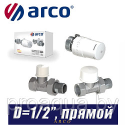 Термостатический комплект для радиаторов Arco TIBET D1/2", прямой