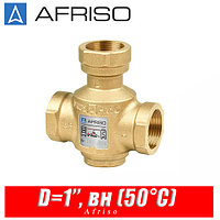 Трехходовой термический клапан Afriso ATV334 D=1 , вн (50°С)