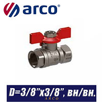 Кран шаровый Arco SENA/VA30 D3/8?x3/8?, вн/вн.