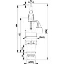 Сливной механизм Alcaplast A06E для инсталляций, фото 2