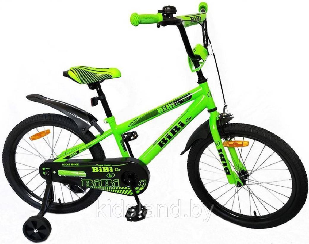 Детский велосипед BIBI Go 18" (салатовый)