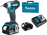 Аккум. шуруповерт MAKITA DTD 155 RFE в чем. + Набор оснастки MAKITA 56 предметов (B-53768) (18.0 В, 2 акк.,