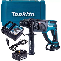 Аккум. перфоратор MAKITA DHR 202 RFE в чем. + Набор насадок MAKITA (17 шт.) (B-53877) (18.0 В, 2 акк., 3.0 А/ч