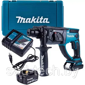 Аккум. перфоратор MAKITA DHR 202 RFE в чем. + Набор насадок MAKITA (17 шт.) (B-53877) (18.0 В, 2 акк., 3.0 А/ч