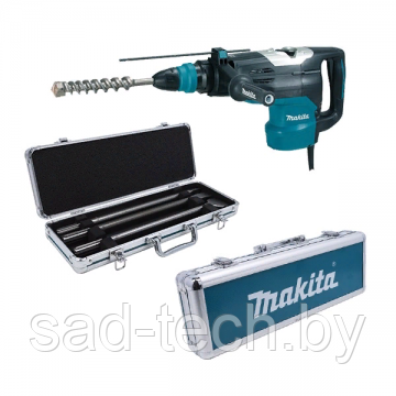 Перфоратор MAKITA HR 5202 C в чем. + Набор буров SDS-MAX 2 шт. MAKITA (P-52869) (1510 Вт, 19.7 Дж, 2 реж., - фото 1 - id-p117251679