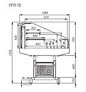 Холодильная витрина PF11-13 VM 1,25-2 9006 серии FUDZI POLUS (Полюс) (0…+4), фото 2