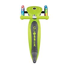 Самокат детский Globber Primo Foldable Lights (салатовый), фото 2