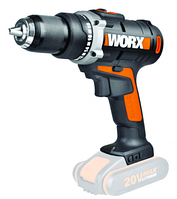 Дрель-шуруповерт аккумуляторная WORX WX183.9, 20В, 50Нм, без АКБ и ЗУ