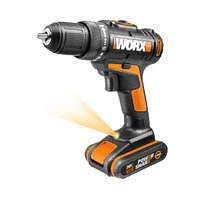 Дрель-шуруповерт аккумуляторная WORX WX101.1, 20В, 1.5Ач x2, кейс