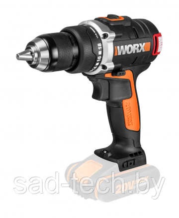 Дрель-шуруповерт аккумуляторная WORX BL WX175.9, 20В, бесщеточная, без АКБ и ЗУ - фото 1 - id-p120318594