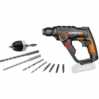 Перфоратор аккумуляторный WORX H3 WX390.9, 20В, без АКБ и ЗУ