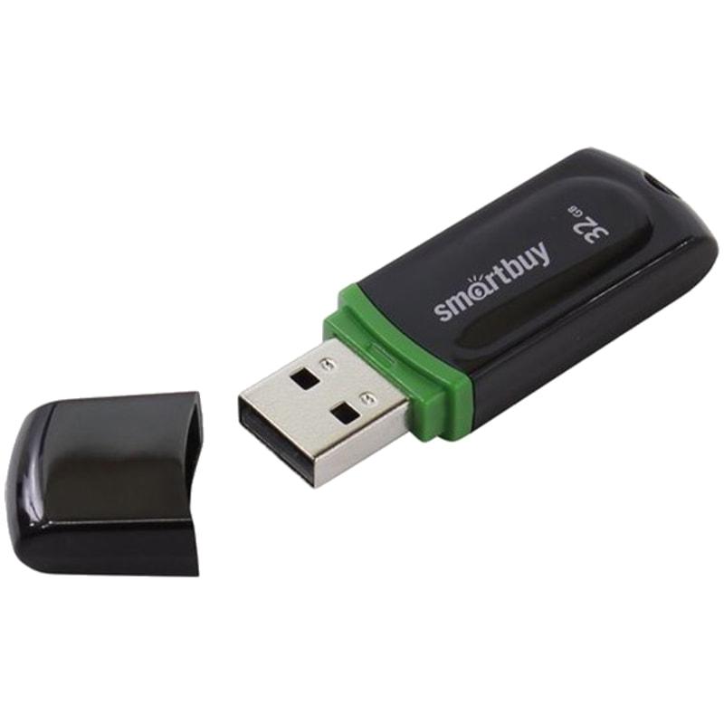 Память Smart Buy "Paean"  32GB, USB 2.0 Flash Drive, черный SB32GBPN-K(работаем с юр лицами и ИП)