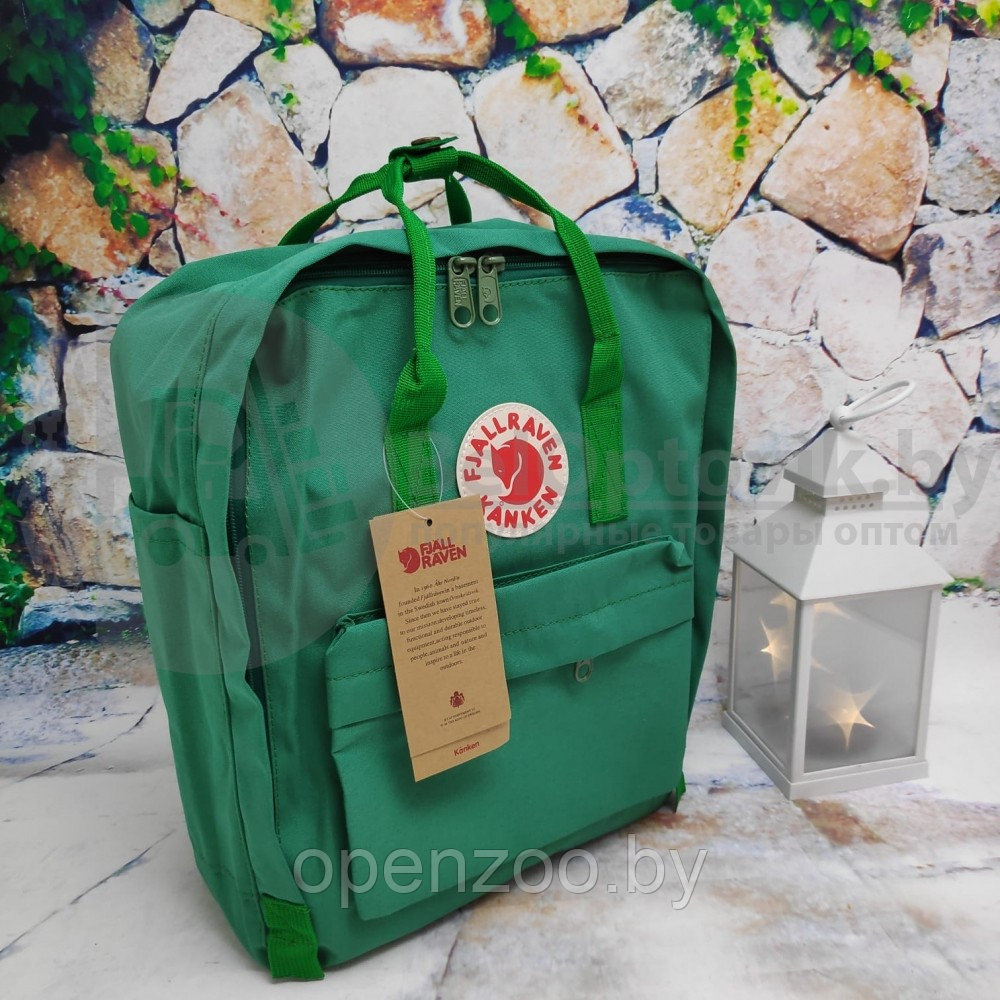Классический рюкзак Fjallraven Kanken Зеленый - фото 8 - id-p120328808